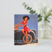 ピンアップ駐車チケット ポストカード (スタンド正面)