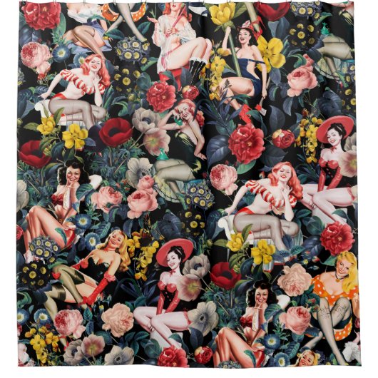 ピンアップIII シャワーカーテン (正面)