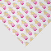 ピンエレガントクと金ゴールドのパイナップルパターン 薄葉紙 (詳細)