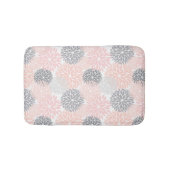 ピンエレガントクグレーダリアフローラ バスマット (正面)