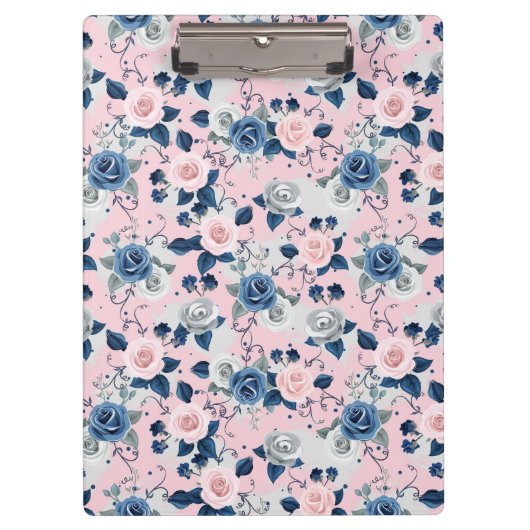 ピンエレガント、ブルース、グレーバラのクリップボード クリップボード (正面)