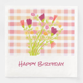 ピンカラフル付きフローラ