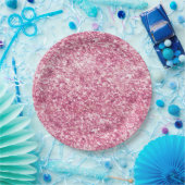 ピンガーリークグリッター紙吹雪 ペーパープレート (パーティー)