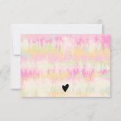 ピンガーリークボホ絞り染め感謝してい注文 サンキューカード