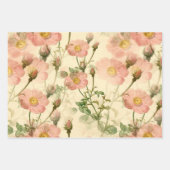 ピンガーリーク素朴・フローラ・ブーケ ラッピングペーパーシート (正面3)