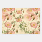 ピンガーリーク素朴・フローラ・ブーケ ラッピングペーパーシート (正面2)