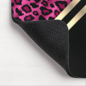 ピンキヒョウ – モノグラム マウスパッド (コーナー)