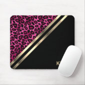 ピンキヒョウ – モノグラム マウスパッド (マウス)