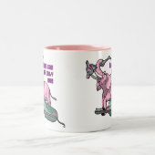 ピンキーがTKOで勝利 ツートーンマグカップ (中央)