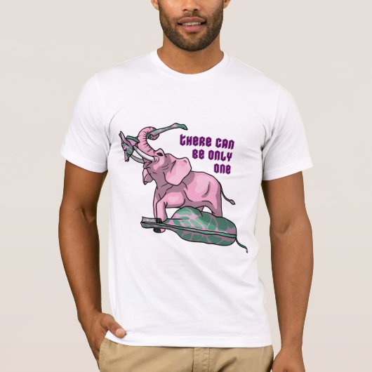 ピンキーがTKOで勝利 Tシャツ (正面)