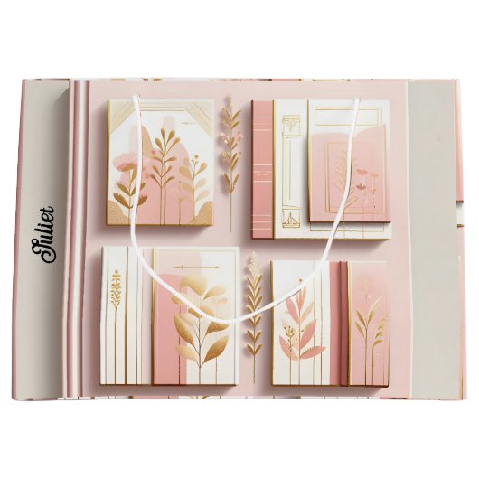 ピンキーな本 ラージペーパーバッグ (正面)