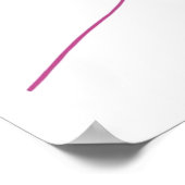 ピンキーの約束とハート ポスター (角)