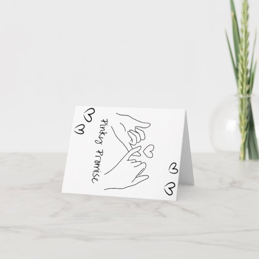 ピンキーの約束 カード (正面)