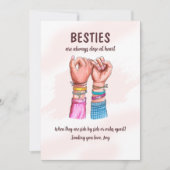 ピンキーの約束 招待状 (正面)