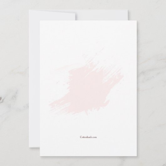 ピンキーの約束 招待状 (裏面)