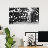 ピンキーコスビーボクシング試合の準備 ポスター (ホームオフィス)