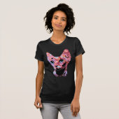 ピンキースフィンクス猫683 Tシャツ (正面フル)
