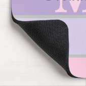 ピンキーパープルパステルiPhone / iPadケース マウスパッド (コーナー)