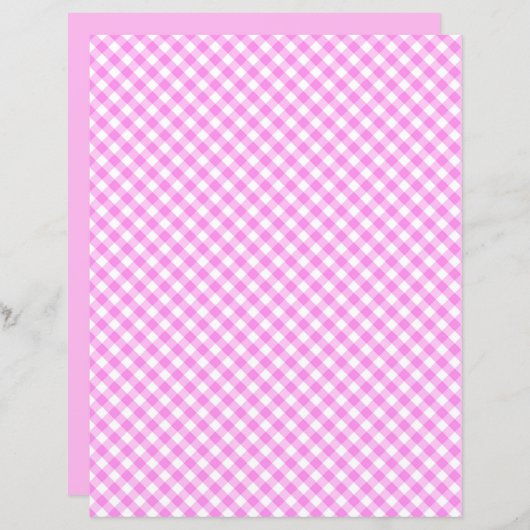 ピンキーピンクジンガムスクラップブック紙 (正面/裏面)