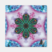 ピンキー万華鏡のように千変万化するパターン磁石 マグネット (正面)