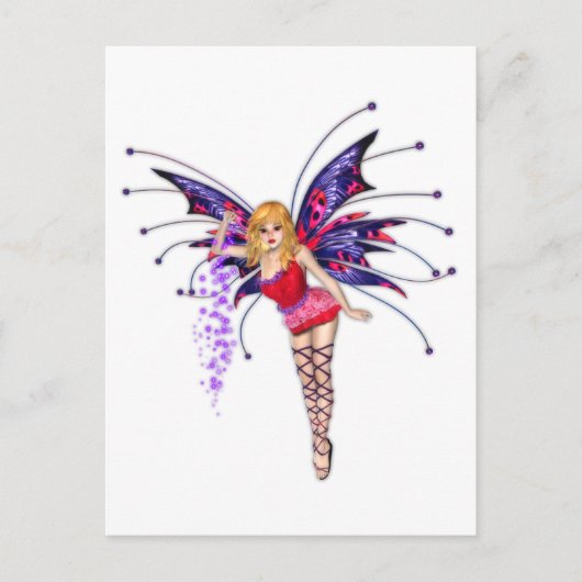ピンキー妖精 ポストカード (正面)