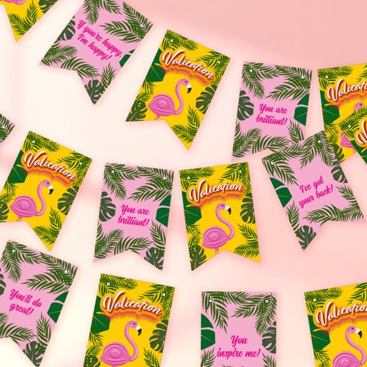 ピンキー検証の休暇 バンティングフラッグ