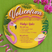 ピンキー検証の休暇 ペーパープレート