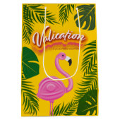 ピンキー検証の休暇 ミディアムペーパーバッグ (裏面)