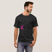 ピンキー私はケン私は十分な女おもしろい性を男性へ見る Tシャツ (正面フル)