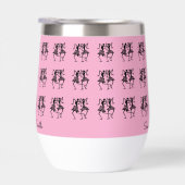 ピンキー、アフリカンアート、シルエットお祝い (右面)