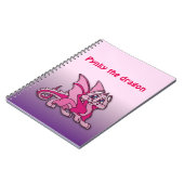 ピンキー・ザ・ドラゴン ノートブック (左側)