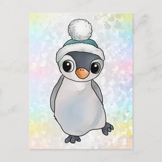 ピンギンミットミュッツェ ポストカード (正面)