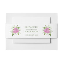 ピンクあじさい結婚の