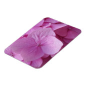 ピンクあじさい花3"x4"マグネット マグネット (左側)