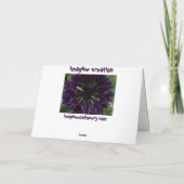 ピンクありがとう サンキューカード (裏面)