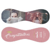 ピンクおめでとうございます卒業2写真 ソフトボール (パネル)