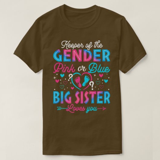 ピンクおもしろいかブルーの姉がGender Revを愛 Tシャツ (デザイン正面)