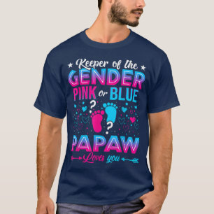 ピンクおもしろいかブルーのPapawが愛する性差別C Tシャツ