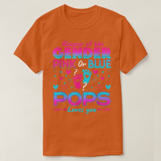 ピンクおもしろいやブルーのポップがCuを明かす性愛 Tシャツ (デザイン正面)