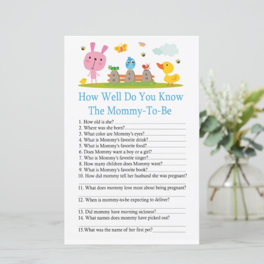 ピンクおもしろいウサギ赤ちゃんシャワー知ってるか (スタンド正面)