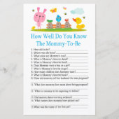 ピンクおもしろいウサギ赤ちゃんシャワー知ってるか (正面)