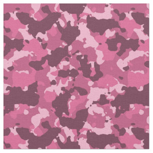 ピンクおもしろいカモフラージュ迷彩柄軍隊 ファブリック
