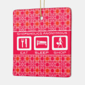 ピンクおもしろいショア食べプライスショップ賞 セラミックオーナメント (左)