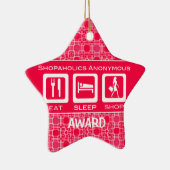 ピンクおもしろいショア食べプライスショップ賞 セラミックオーナメント (右)