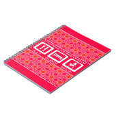 ピンクおもしろいショア食べプライスショップ賞 ノートブック (左側)