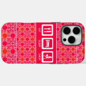 ピンクおもしろいショア食べプライスショップ賞 Case-Mate iPhoneケース (裏面 (横))