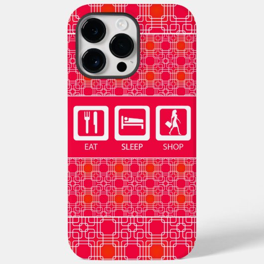 ピンクおもしろいショア食べプライスショップ賞 Case-Mate iPhoneケース (裏面)