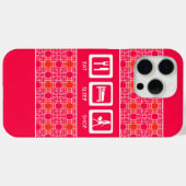 ピンクおもしろいショア食べプライスショップ賞 Case-Mate iPhoneケース (裏面 (横))