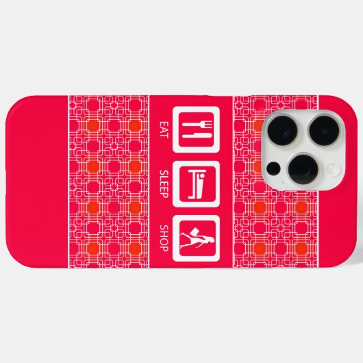 ピンクおもしろいショア食べプライスショップ賞 Case-Mate iPhoneケース (裏面 (横))