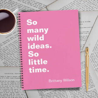 ピンクおもしろいスパイラルノート ノートブック